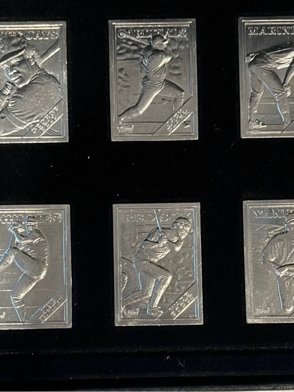 Topps Gallery OF Champions! SILVER playing cards and storage display, Topps COA - Picture 9 of 11